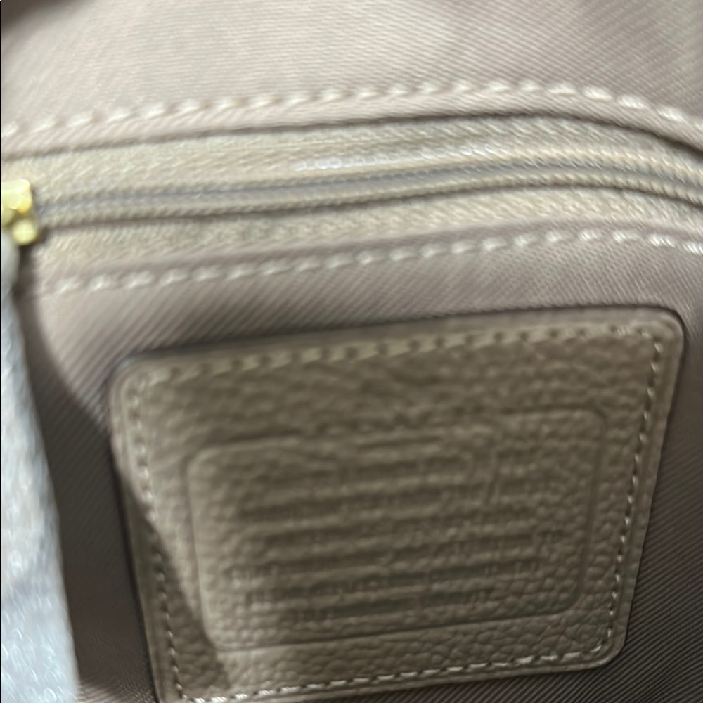 Coach Tan Leather Crescent Shoulder Bag - Picture 5 of 6